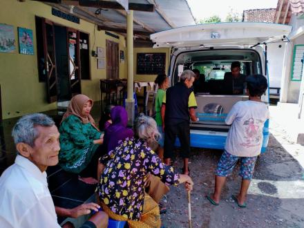 Posko PBB di Dusun Tanjung Lor